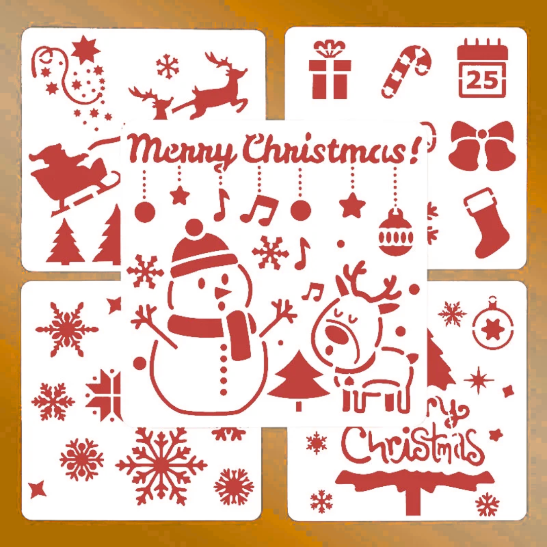 Christmas Design Stencil