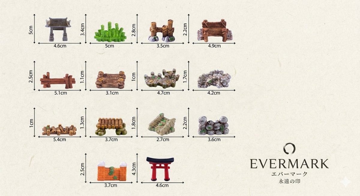 Zen Garden Mini Figures